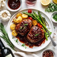 Filet Mignon with Cabernet Sauce