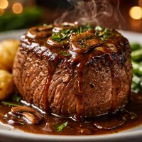 Filet Mignon with Madeira Sauce