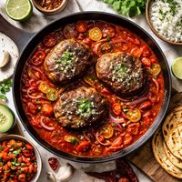 Filet Mignons in Rustic Red Chile Sauce