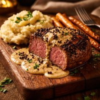 Filet of Beef Au Poivre