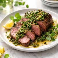 Fillet of Beef with Salsa Verde