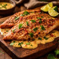 Fillet of Red Snapper with Coconut Sauce