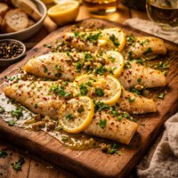 Fillets of Sole in White Wine