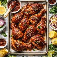Finger Lickin Oven Barbecue Chicken