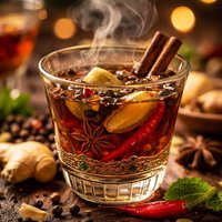 Finjan Erfeh Saudi Spicy Tea