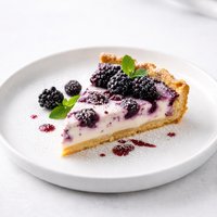 Finnish Blackberry Yoghurt Pie