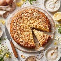 Finnish Cardamom Sour Cream Cake