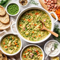 Finnish Creamy Pea Soup