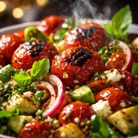 Fire Roasted Tomato Salad
