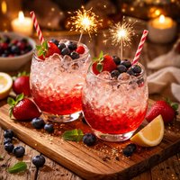 Fireworks Flair Cocktail