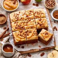 First Prize Applesauce Cake with Caramel Frosting