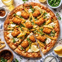 Fish and Chips Pizza