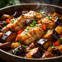 Fish and Eggplant Stew