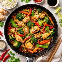 Fish and Vegetable Stir Fry