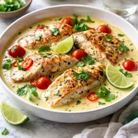 Fish Fillets in Coconut Sauce