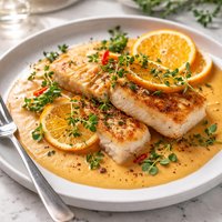 Fish in Orange Creme