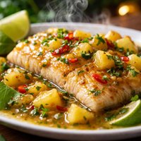 Fish in Pineapple Lime Sauce