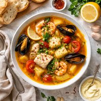 Fish Soup with Saffron