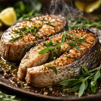 Fish Steaks with Tarragon