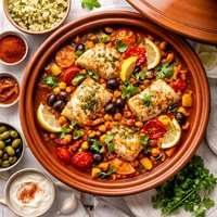 Fish Stew Moroccan Tagine