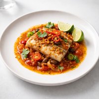 Fish Stewed in Tomatoes and Chilies Huanchaco Style