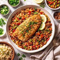 Fish with Creole Rice