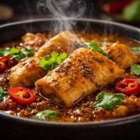 Fish with Cumin Pepper Curry