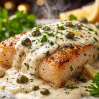 Fish with Sour Cream Sauce