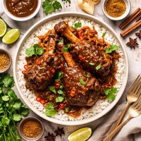 Five Spice Lamb Shank with Tamarind and Ginger