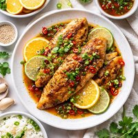 Five Spice Tilapia with Citrus Ponzu Sauce