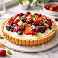 Five Star White Chocolate Fruit Tart