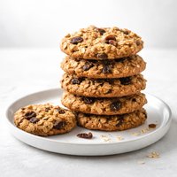 Flaky Oatmeal Raisin Cookies