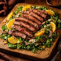 Flank Steak Orange Salad