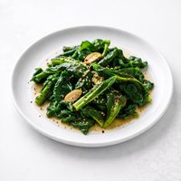 Flash Fried Spinach or Escarole