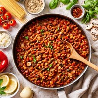 Flavorful Vegetarian Spaghetti Sauce with Tvp