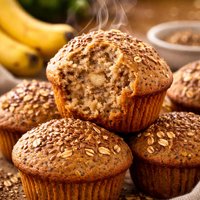 Flax and Banana Muffins
