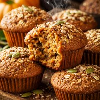 Flax and Pumpkin Muffins