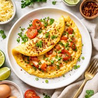 Flipped Egg with Cheese