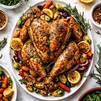 Flipped Roast Turkey