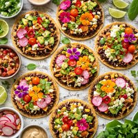 Floral Tostadas