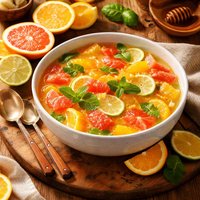 Florida Chilled Citrus Fruit Soup