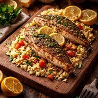 Florida Snapper with Couscous