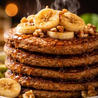 Flourless Banana Bread Pancakes