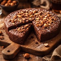 Flourless Chocolate Hazelnut Cake
