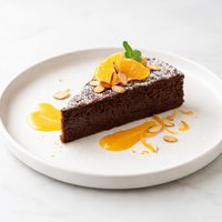 Flourless Chocolate Orange Almond Cake