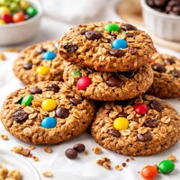 Flourless Monster Cookies