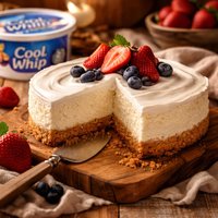 Fluffy 2 Step Cheesecake Courtesy of Cool Whip