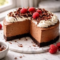 Fluffy 2 Step Chocolate Cheesecake