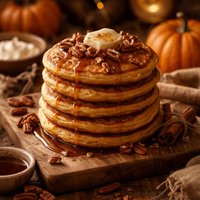 Fluffy Autumn Pun Cakes Pumpkin Pancakes