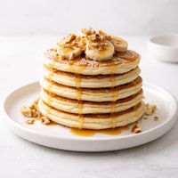 Fluffy Banana Pancakes